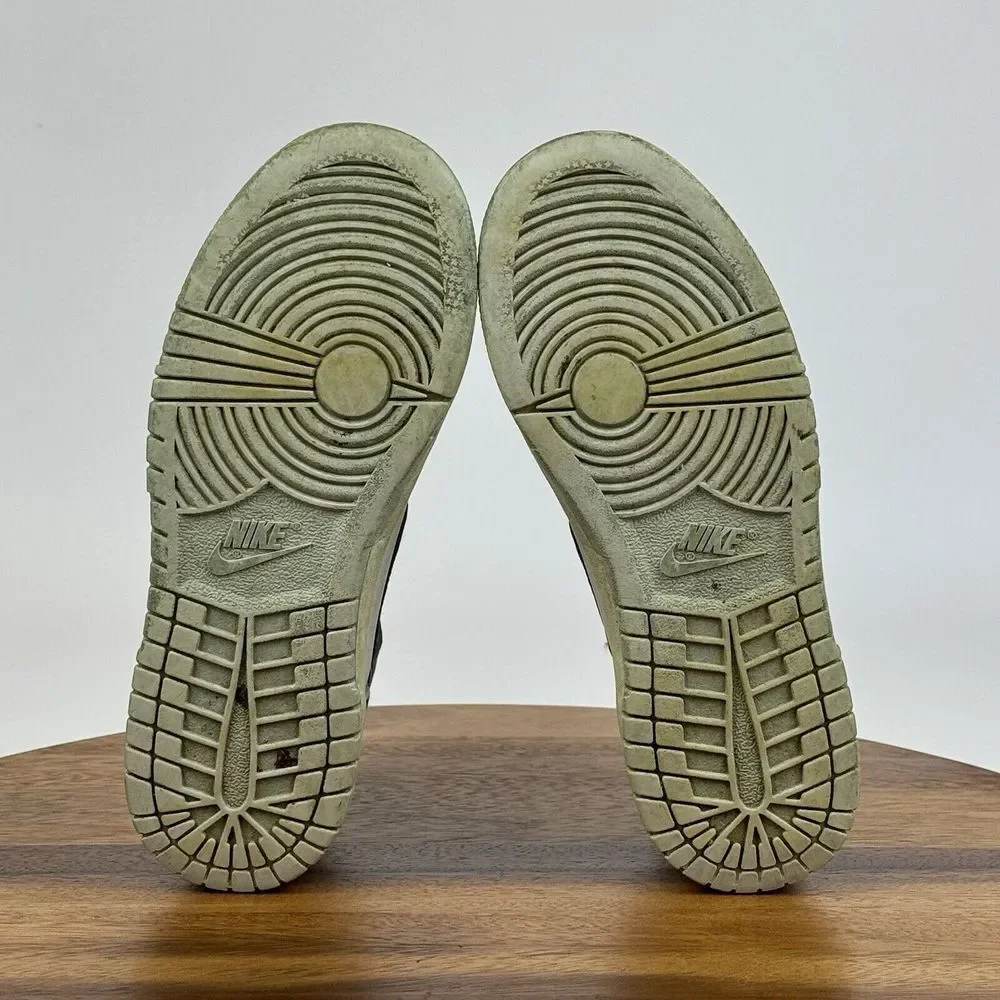 Big Kids Nike Dunk High Football Gray Athletic Sneakers Shoes Size 2‎ Y GUC